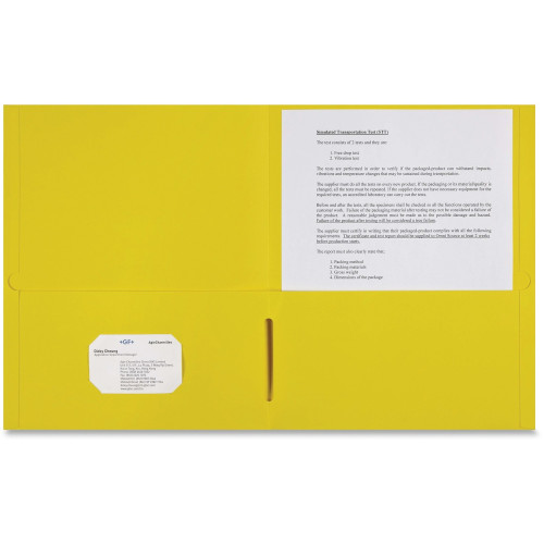 Sparco 2-pocket Leatherette Portfolio (78550)