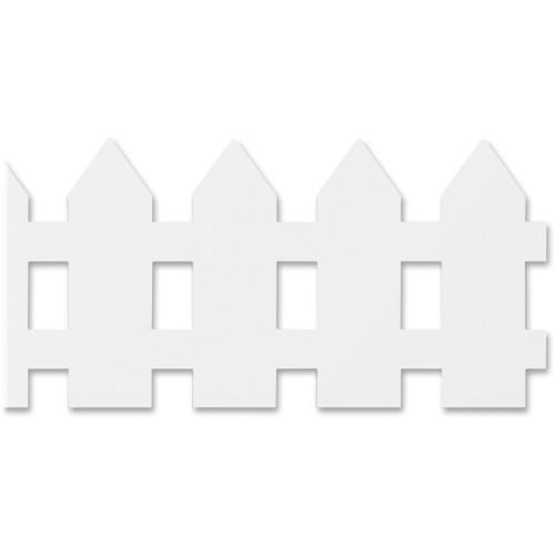 Hygloss White Fence Design Border Strips (33605)