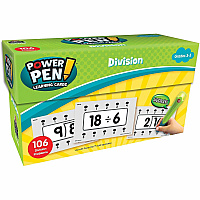 Teacher Created Resources Power Pen Division Cards Theme/Subject: Learning - Skill Learning: Division - 53 Pieces - 1 Each (6460)