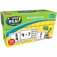 Teacher Created Resources Power Pen Multiplicatn Cards Theme/Subject: Learning - Skill Learning: Multiplication - 53 Pieces - 1 Each (6459)