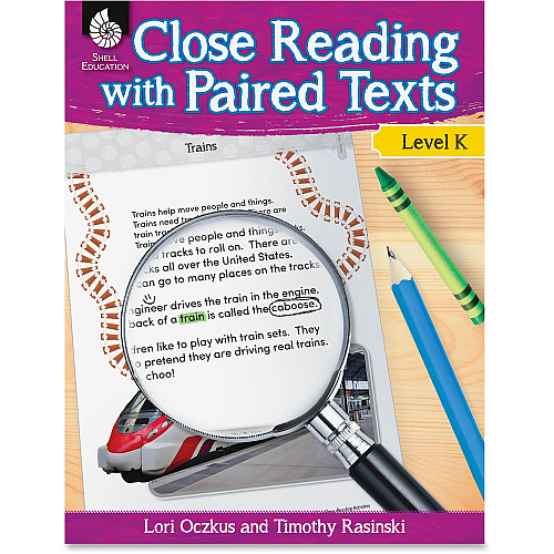 Shell Education Education Close Reading Level K Guide Printed Book by Lori Oczkus, M.A, Timothy Rasinski, Ph.D. 128 Pages - Shell Educational Publishing Publication - Book - Grade K - 1 Each (51356)