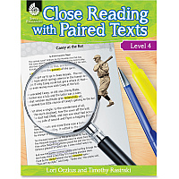 Shell Education Education Close Reading Level 4 Guide Printed Book by Lori Oczkus, M.A, Timothy Rasinski, Ph.D. 128 Pages - Shell Educational Publishing Publication - Book - Grade 4 - 1 Each (51360)