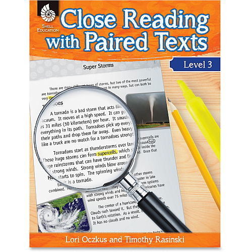 Shell Education Education Close Reading Level 3 Guide Printed Book by Lori Oczkus, M.A, Timothy Rasinski, Ph.D. 128 Pages - Shell Educational Publishing Publication - Book - Grade 3 - 1 Each (51359)