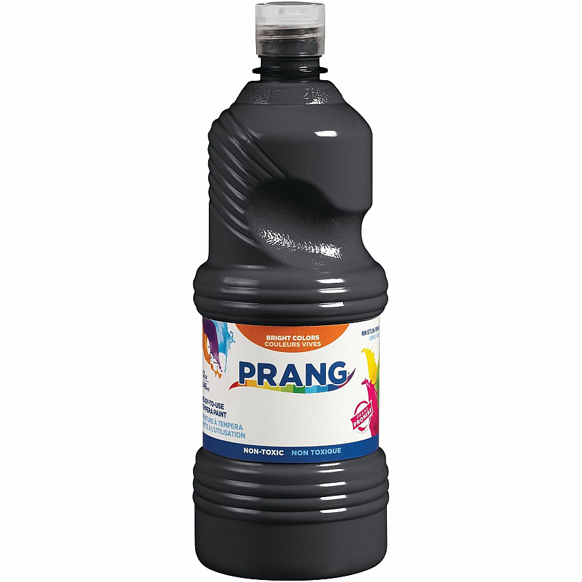 Prang Ready-To-Use Liquid Tempera Paint 1 quart - 1 Each - Black (23208)