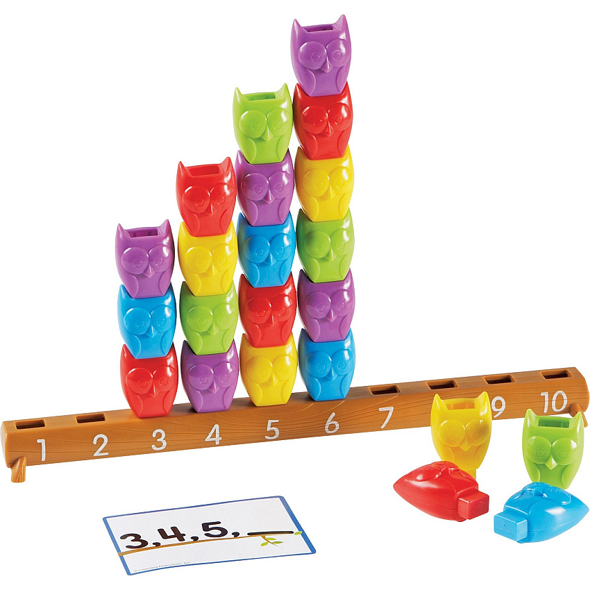 Learning Resources 1-10 Counting Owl Activity Set Theme/Subject: Learning - Skill Learning: Counting, Addition, Subtraction, Patterning, Number, Sorting, Color Identification - 3+ - 1 Set (7732)