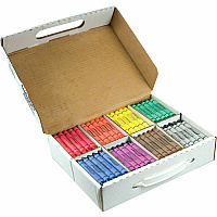 Prang Crayons Master Pack Assorted - 200 / Box (32341)