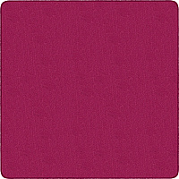 Flagship Carpets Classic Solid Color 6' Square Rug Floor Rug - Classic, Traditional - 72" Length x 72" Width - Square - Cranberry - Nylon - 1 Each (AS26CB)
