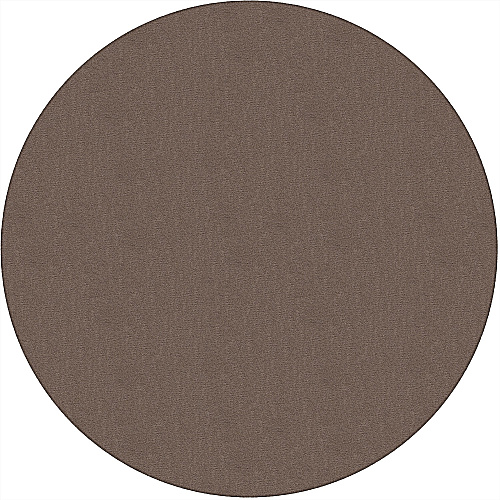 Flagship Carpets Classic Solid Color 6' Round Rug Floor Rug - Classic, Traditional - 72" Length x 72" Width - Circle - Almond - Nylon - 1 Each (AS27AL)