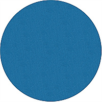 Flagship Carpets Classic Solid Color 6' Round Rug Floor Rug - Classic, Traditional - 72" Length - Circle - Blue - Nylon - 1 Each (AS27BB)