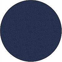 Flagship Carpets Classic Solid Color 6' Round Rug Floor Rug - Classic, Traditional - 72" Length - Circle - Navy - Nylon - 1 Each (AS27NY)