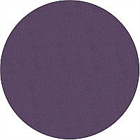 Flagship Carpets Classic Solid Color 6' Round Rug Floor Rug - Classic, Traditional - 72" Length - Circle - Purple - Nylon - 1 Each (AS27PP)