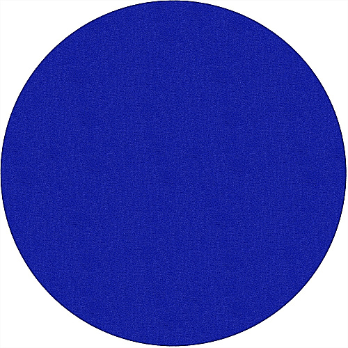 Flagship Carpets Classic Solid Color 6' Round Rug Floor Rug - Traditional, Classic - 72" Length - Circle - Royal Blue - Nylon - 1 Each (AS27RB)