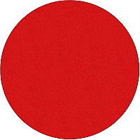 Flagship Carpets Classic Solid Color 6' Round Rug Floor Rug - Classic, Traditional - 72" Length - Circle - Red - Nylon - 1 Each (AS27RR)