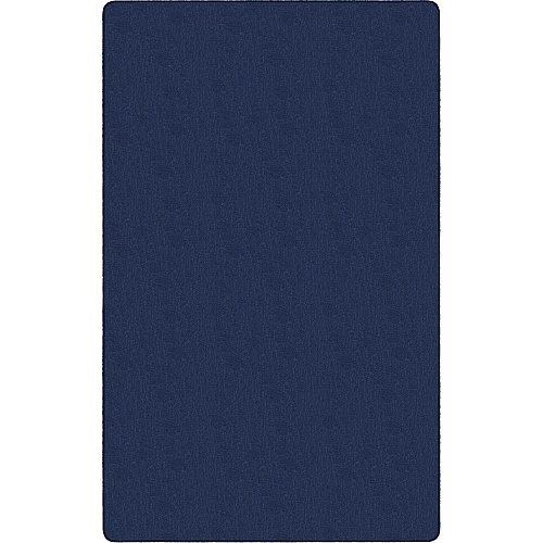 Flagship Carpets Classic Solid Color 9' Rectangle Rug Floor Rug - Classic, Traditional - 108" Length x 72" Width - Rectangle - Navy - Nylon - 1 Each (AS34NY)