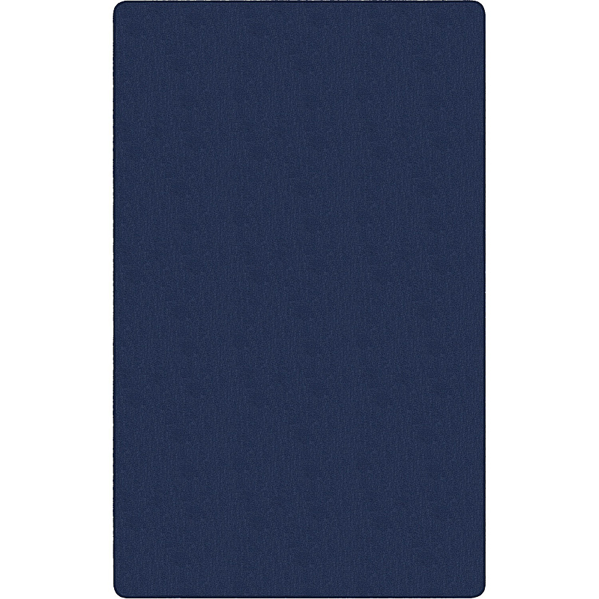Flagship Carpets Classic Solid Color 9' Rectangle Rug Floor Rug - Classic, Traditional - 108" Length x 72" Width - Rectangle - Navy - Nylon - 1 Each (AS34NY)