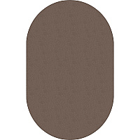 Flagship Carpets Classic Solid Color 12' Oval Rug Floor Rug - Classic, Traditional - 84" Length x 12 ft Width - Oval - Almond - Nylon - 1 Each (AS45AL)