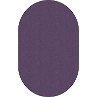 Flagship Carpets Classic Solid Color 12' Oval Rug Floor Rug - Classic, Traditional - 12 ft Length x 90" Width - Oval - Purple - Nylon - 1 Each (AS45PP)