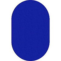 Flagship Carpets Classic Solid Color 12' Oval Rug Floor Rug - Classic, Traditional - 12 ft Length x 90" Width - Oval - Royal Blue - Nylon - 1 Each (AS45RB)