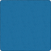Flagship Carpets Classic Solid Color 12' Square Rug Floor Rug - Classic, Traditional - 12 ft Length x 12 ft Width - Square - Blue - Nylon - 1 Each (AS70BB)