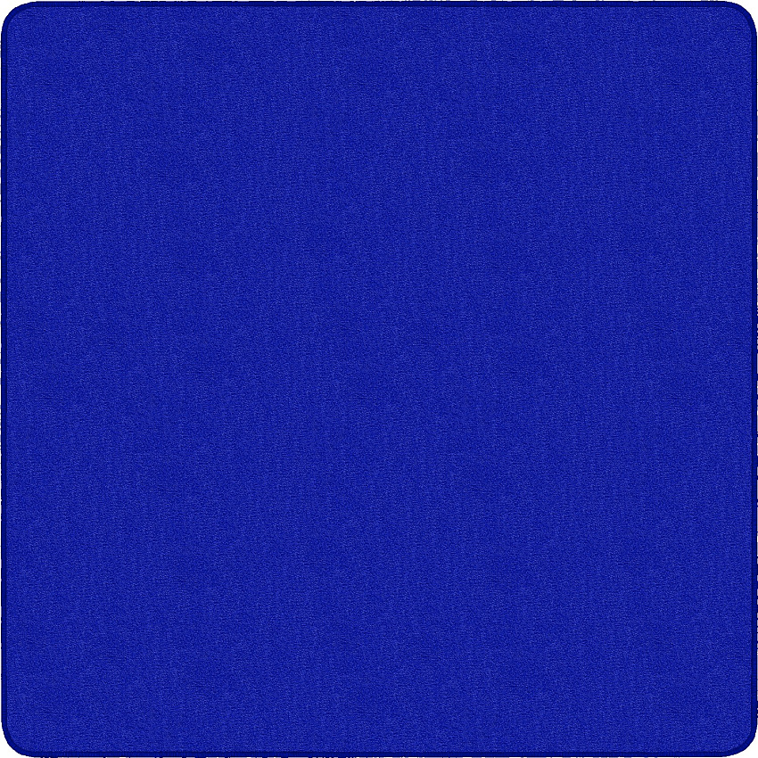Flagship Carpets Classic Solid Color 12' Square Rug Floor Rug - Classic, Traditional - 12 ft Length x 12 ft Width - Square - Royal Blue - Nylon - 1 Each (AS70RB)