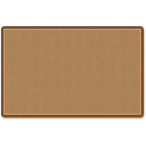 Flagship Carpets All-Over Weave Solid Color Rug Classic - 13.16 ft Length x 10.75 ft Width - Tan - Nylon - 1 Each (FE15558A)