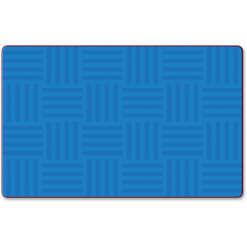 Flagship Carpets Solid Color Hashtag Rug 13.16 ft Length x 10.75 ft Width - Blue - 1 Each (FE38458A)