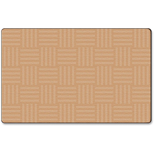 Flagship Carpets Solid Color Hashtag Rug 99.96" Length x 72" Width - Almond - 1 Each (FE39232A)
