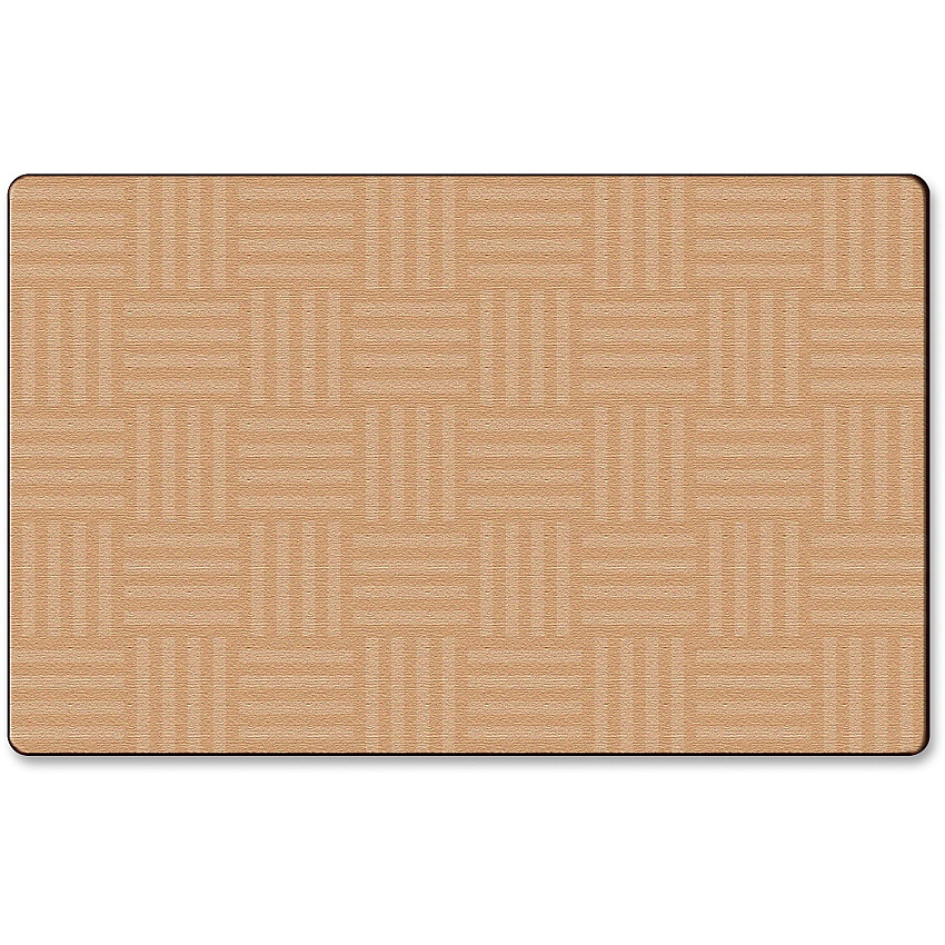Flagship Carpets Solid Color Hashtag Rug 13.16 ft Length x 10.75 ft Width - Almond - 1 Each (FE39258A)