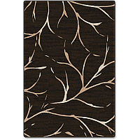 Flagship Carpets Dark Choc Moreland Design Rug 12 ft Length x 99.60" Width - Dark Chocolate - Nylon - 1 Each (FM19550A)