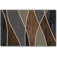 Flagship Carpets Blue Multi Waterford Design Rug 12 ft Length x 99.96" Width - Blue Multi - Fiber, Nylon - 1 Each (SM22350A)