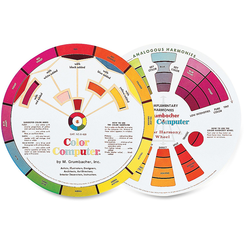 Chartpak Grumbacher Dual-sided Color wheel Multi - 1 Each (B420)