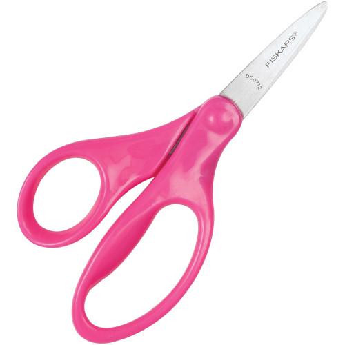Fiskars 5" Pointed Tip Kid Scissors (1943001029)