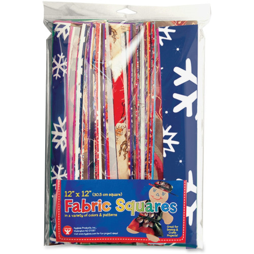 Hygloss Craft Fabric Squares (55836)