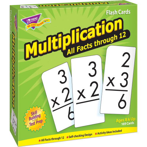 Trend Multiplication all facts through 12 Flash Cards (53203)