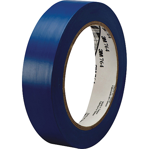 3M General-Purpose Vinyl Tape 764 36 yd Length x 1" Width x 5 mil Thickness - Blue - Rubber - 4 mil - Polyvinyl Chloride (PVC) Backing - 1 Roll (764136BLU)