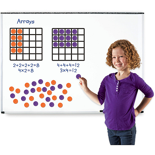 Learning Resources Giant Magnetic Array Set Theme/Subject: Learning - Skill Learning: Multiplication, Addition, Number - 52 Pieces - 7+ - 1 Set (6648)