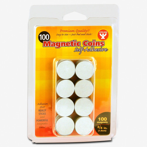 Hygloss Self-Adhesive Magnetic Coins (61400)