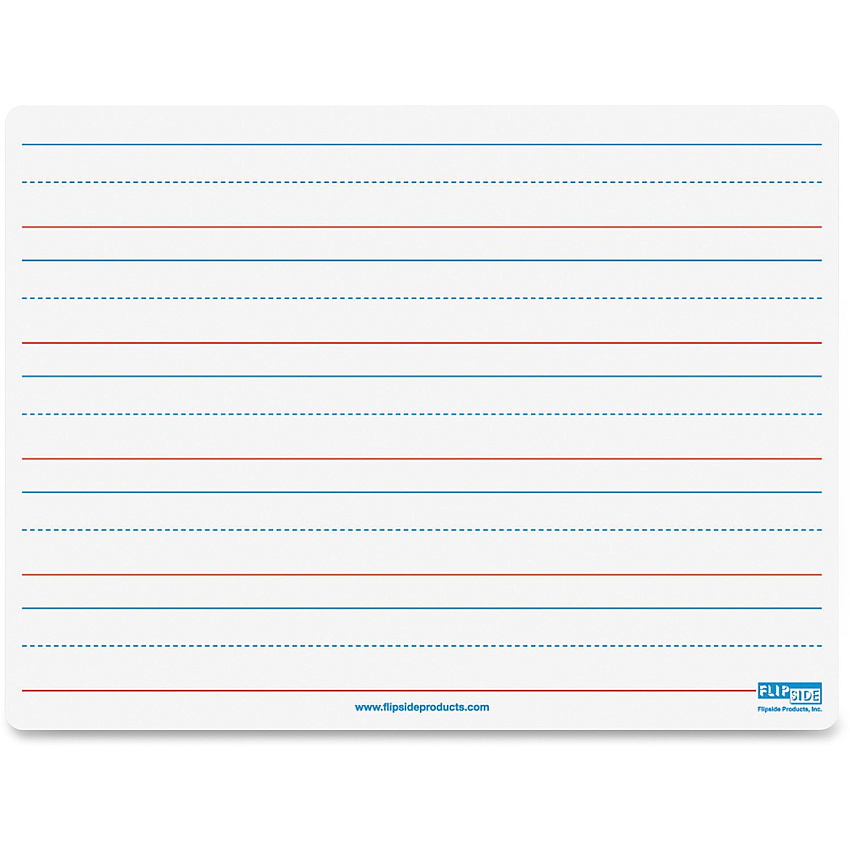 Flipside Products Flipside Double-sided Magnetic Dry Erase Board 9" (0.8 ft) Width x 12" (1 ft) Height - White Surface - Rectangle - Magnetic - 1 Each (10076)
