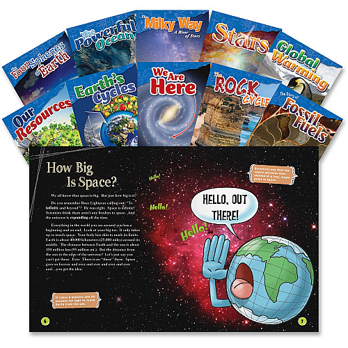 Shell Education 4&5 Grade Earth and Science Books Printed Book Book - Grade 4-5 - 10/Set - 1 Each (23423)