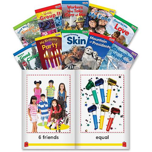 Shell Education Grade K Time for Kids Book Set 3 Printed Book Shell Educational Publishing Publication - Book - Grade K - 10 / Set (24704)
