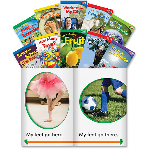 Shell Education Grade K Time for Kids Book Set 2 Printed Book Shell Educational Publishing Publication - Book - Grade K - 10 / Set (24705)