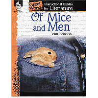 Shell Education Grade 9-12 Of Mice/Men Instruction Guide Printed Book by John Steinbeck 72 Pages - Shell Educational Publishing Publication - Book - Grade 9-12 - 1 Each (40300)