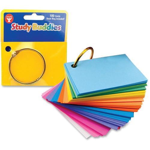 Hygloss Bright Study Buddies Flash Cards (53510)