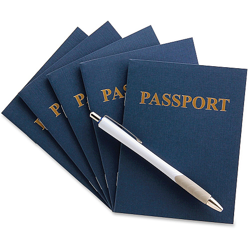 Hygloss Kids Craft Blank Passport Books Theme/Subject: Learning - 12 Pieces - 12 / Pack (32612)
