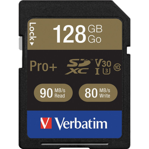 Verbatim Pro+ 128 GB SDXC (49198)