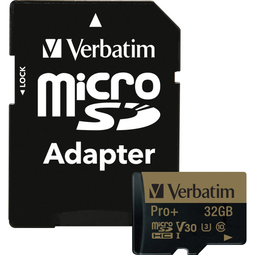 Verbatim Pro+ 32 GB microSDHC (44033)