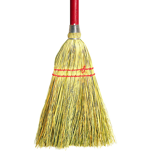 Genuine Joe Lobby Broom 34" Handle Length - Wood Handle - Natural - 1 Each (GJO12501)