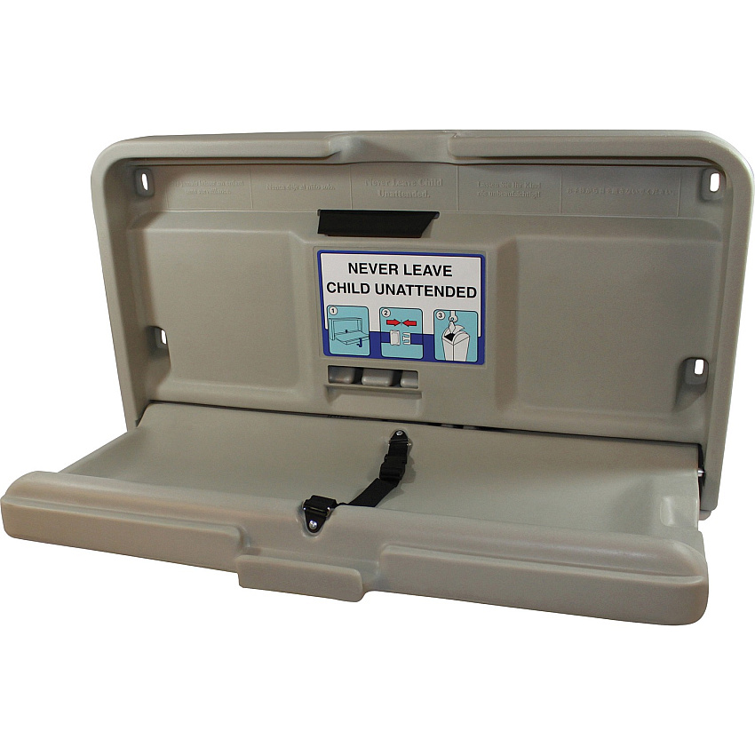 Impact Baby Changing Table 50 lb Capacity - 4" Height x 20" Width x 35" Length - Gray - 1 Each (1170)
