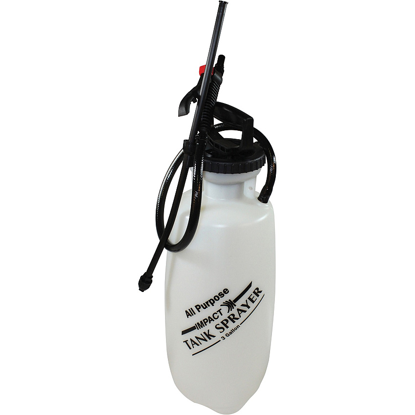 Impact All-Purpose 3 Gallon Tank Sprayer Suitable For Multipurpose - Wide Opening, Vertical Holder, Carrying Strap - 22.4" Height x 10" Width - 1 Each (7513)