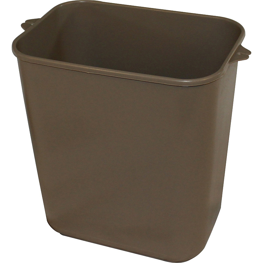 Impact Soft-Sided Wastebasket 3.50 gal Capacity - Dent Resistant, Rust Resistant, Leak Resistant, Durable - 12.2" Height x 7.9" Width - Polyethylene, Plastic - Beige - 1 Each (770115)